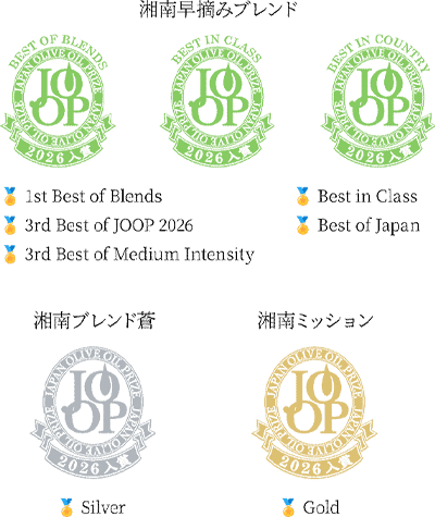 ジャパン・オリーブオイル・プライズ 2026の受賞内容